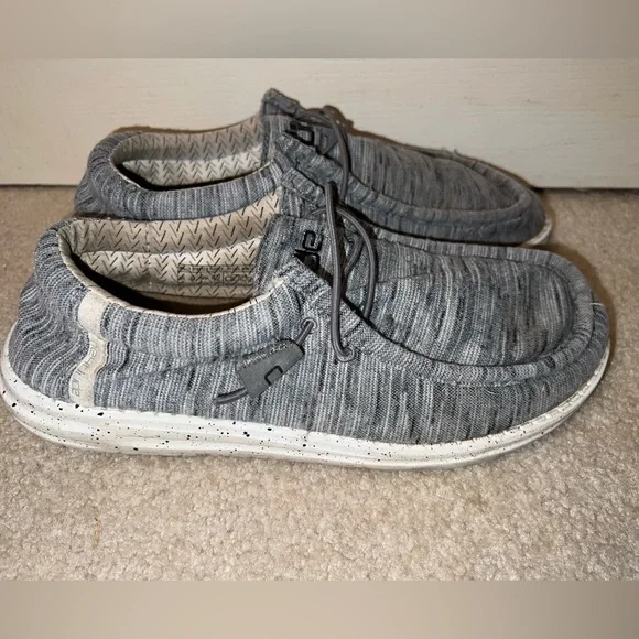 Hey Dude Shoes Hey Dude Wally Stretch Fleece Stone White Size